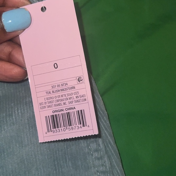 NWT Wild Fable Blue Corduroy Mini Skirt size 0 - Picture 4 of 6